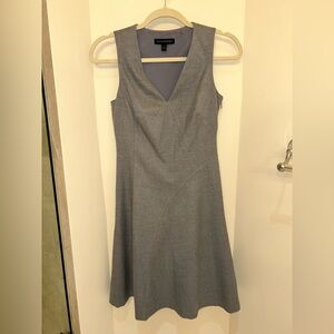 Banana Republic Gray Midi Dress